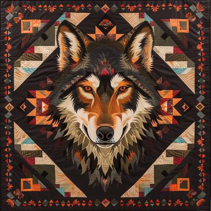 Avelena | Wolf Native American Quilt
