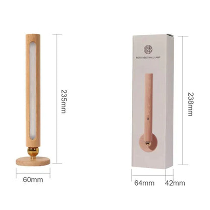 Avelena | SpinStrahl Drehbare Lampe aus Holz