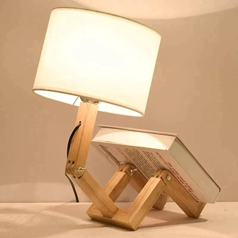Avelena | Stickman - Hölzerne Stickman Woden Lampe