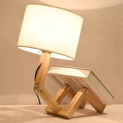 Avelena | Stickman - Hölzerne Stickman Woden Lampe