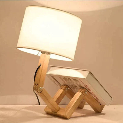 Avelena | Stickman - Hölzerne Stickman Woden Lampe
