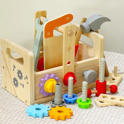 Avelena | WoodTools – Montessori-Holzwerkzeugkasten zur Förderung von Kreativität und motorischen Fähigkeiten