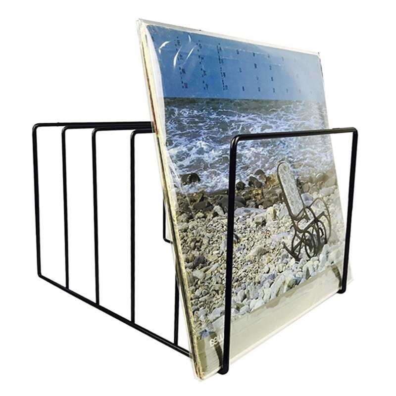 Avelena | Schmiedeeiserner Bücher- und Schallplattenständer