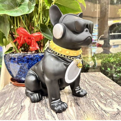 Avelena | Bowwoo : Trendy Frenchie Bluetooth Lautsprecher Verbesserte Audio Lange Akku-Laufzeit