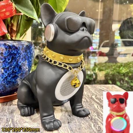 Avelena | Bowwoo : Trendy Frenchie Bluetooth Lautsprecher Verbesserte Audio Lange Akku-Laufzeit
