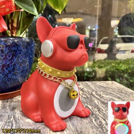 Avelena | Bowwoo : Trendy Frenchie Bluetooth Lautsprecher Verbesserte Audio Lange Akku-Laufzeit
