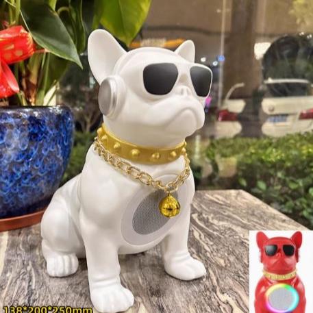 Avelena | Bowwoo : Trendy Frenchie Bluetooth Lautsprecher Verbesserte Audio Lange Akku-Laufzeit