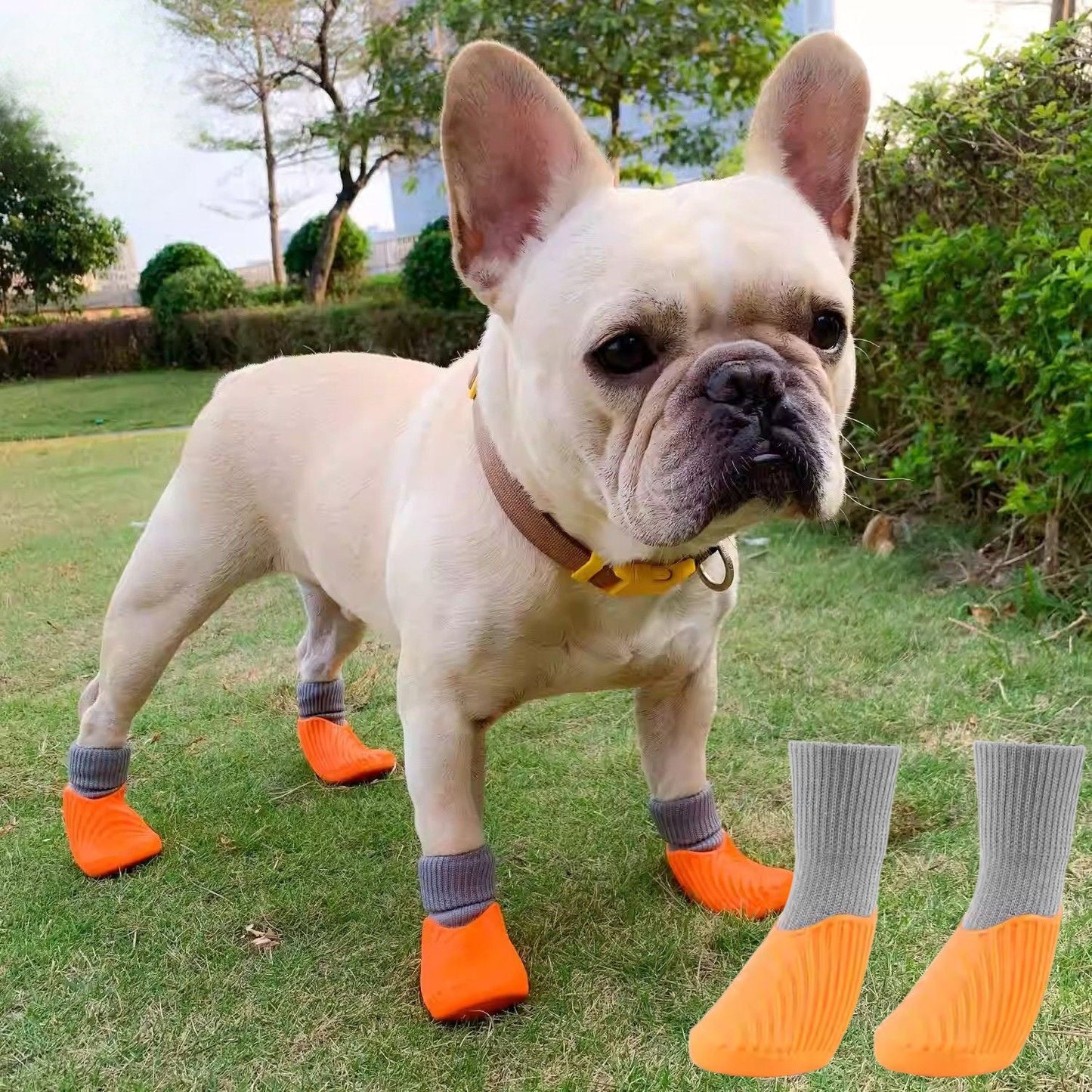 Avelena | Flexipaws Frenchie Wasserdichte Regenstiefel – Hochelastisches, Rutschfestes Und Langlebiges Design