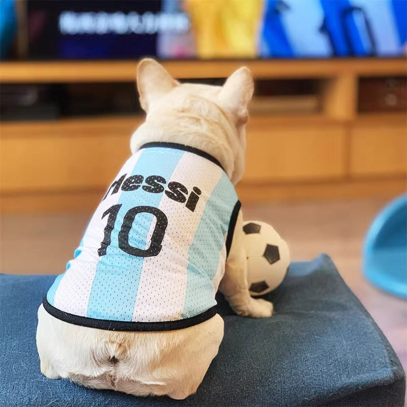 Avelena | Frenchie Sporttrikot Leichtes Atmungsaktives Mesh-Weste Für Hunde