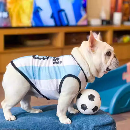Avelena | Frenchie Sporttrikot Leichtes Atmungsaktives Mesh-Weste Für Hunde