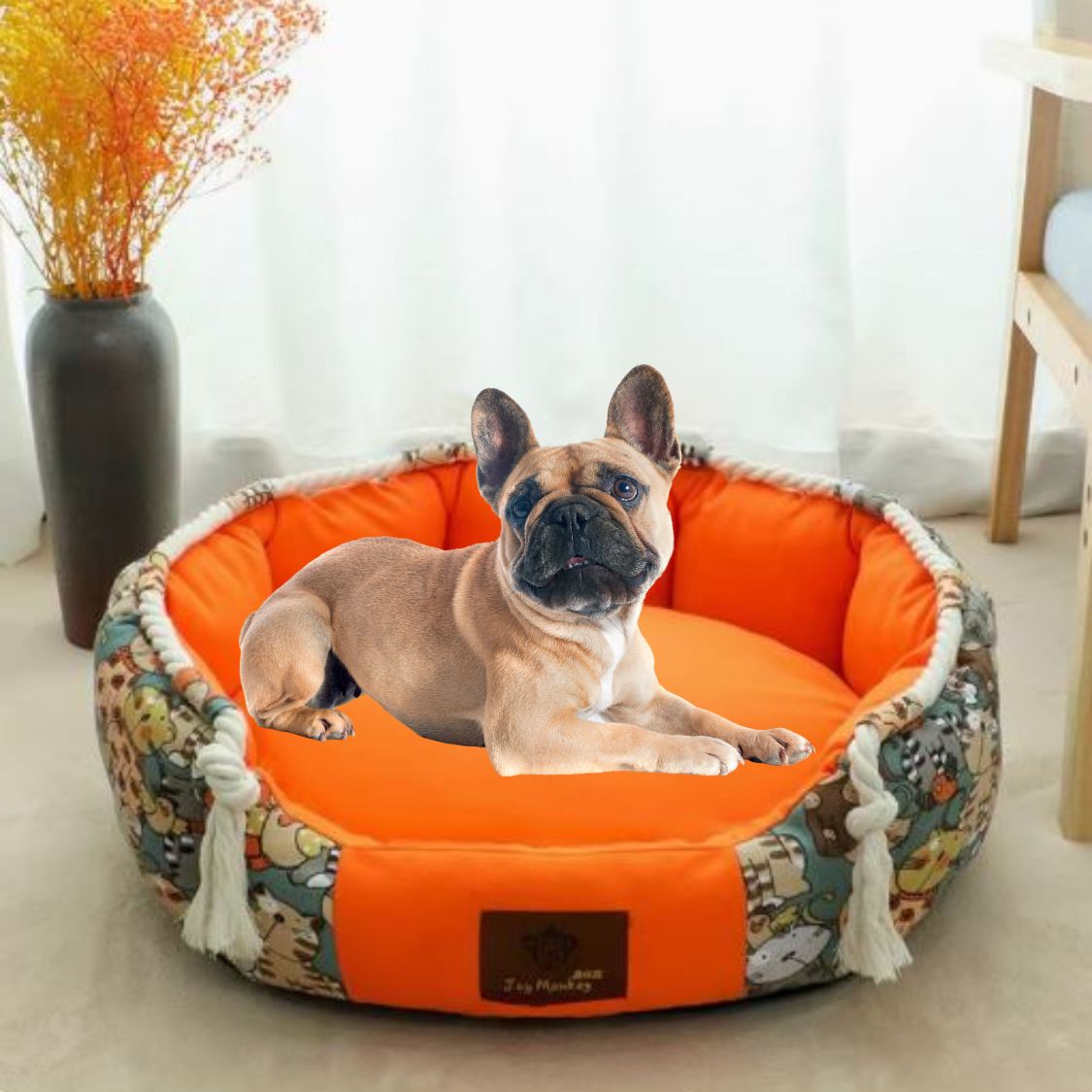 Avelena | Pawhaven Weiches Frenchie Bett Bequeme Und Stilvolle Schlaflösung Für Franse Bulldogge