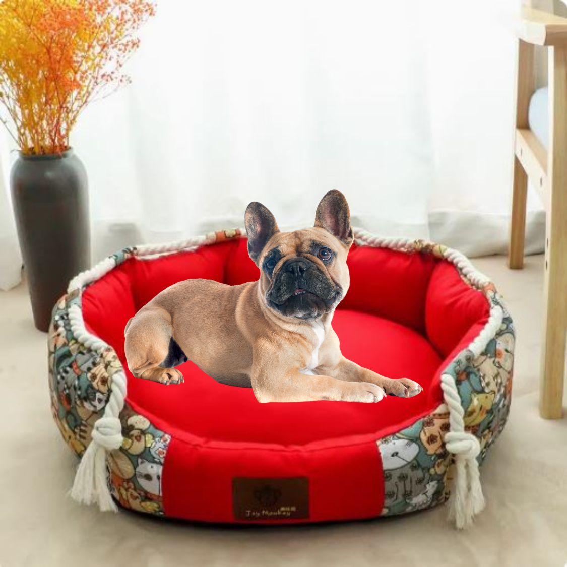 Avelena | Pawhaven Weiches Frenchie Bett Bequeme Und Stilvolle Schlaflösung Für Franse Bulldogge