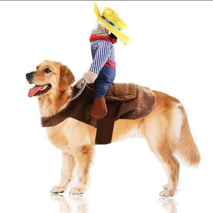 Avelena | Haustier Cowboy Reiter Hund und Katzenkostüm