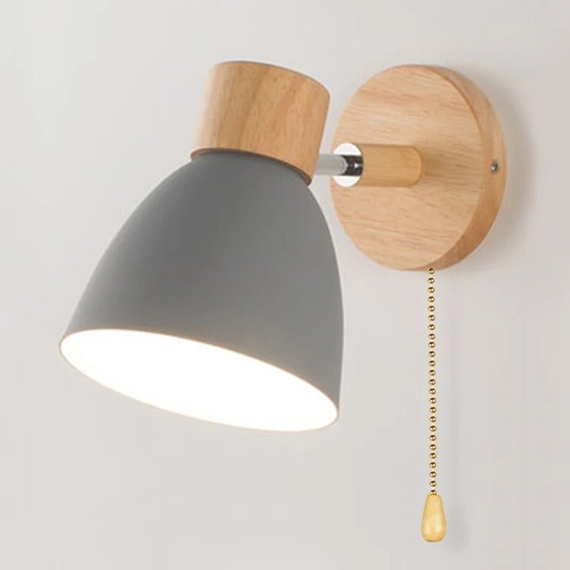 Avelena | CALMARA – Nordic Holz Wandlampe mit Ambientebeleuchtung
