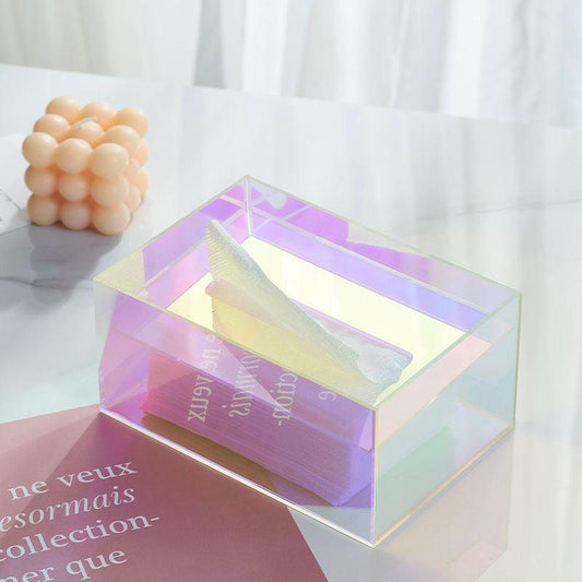 Avelena | Irisierende Acryl Tissue Box