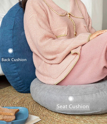 Avelena | ZenCushion – Rundes Meditations- & Yoga-Kissen